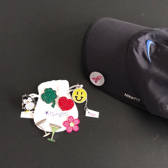 NWT Bonjoc Hat Clip/Ball Marker Swarovski Crystals - Picture 7 of 8